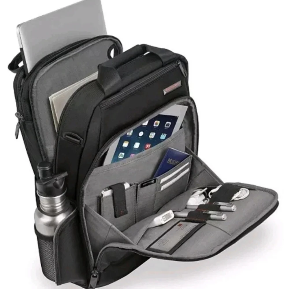 Briggs & Riley VB202-4 Relay Convertible Brief Backpack Black - Picture 2 of 11
